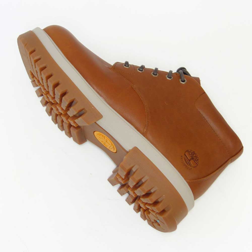 Timberlandティンバーランドa5yhhプレミアムウォータープルーフチャッカARBORROADLACEUP(コニャック)防水フルグレインレザーチャッカブーツアウトドアウォーキングアンクルブーツ「靴」