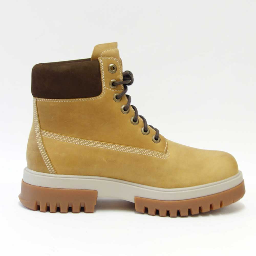 Timberlandティンバーランドa5ykdプレミアムウォータープルーフブーツARBORROADLACEUP(ウィート)防水フルグレインレザーショートブーツアウトドアウォーキングワークブーツ「靴」
