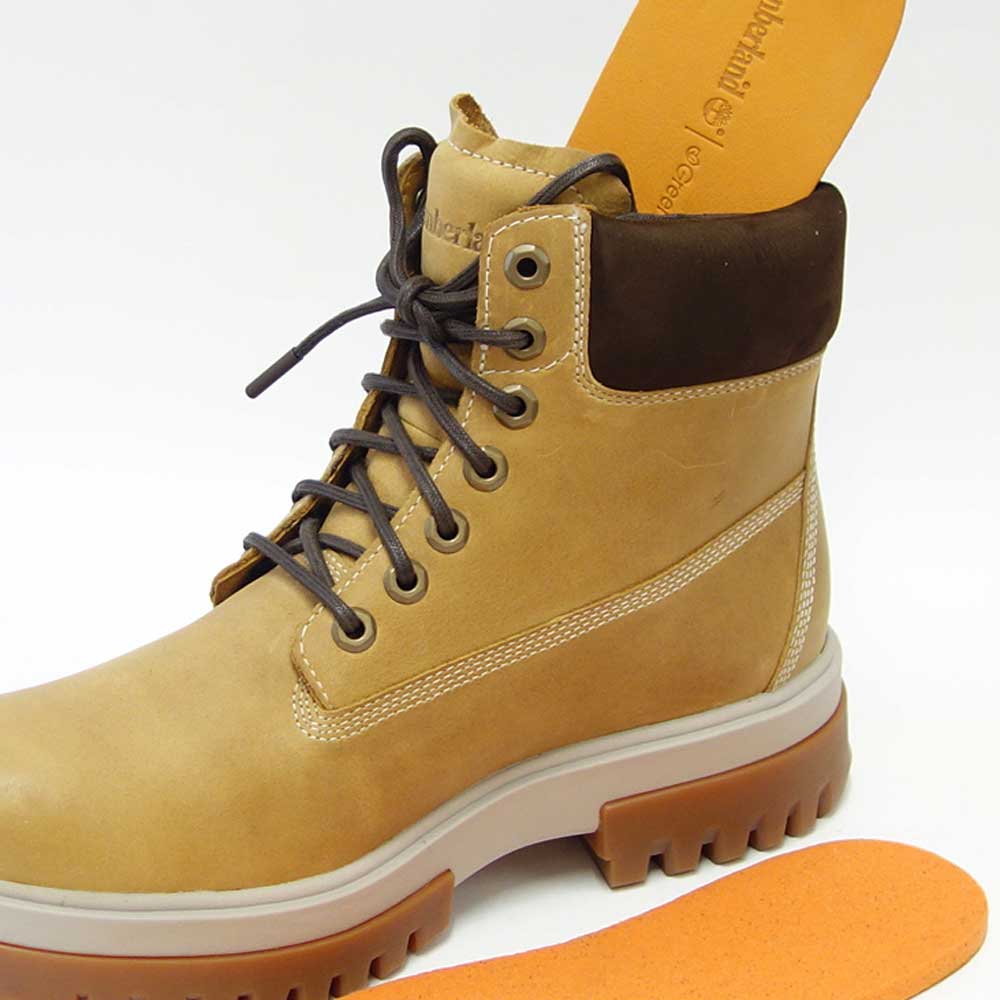 Timberlandティンバーランドa5ykdプレミアムウォータープルーフブーツARBORROADLACEUP(ウィート)防水フルグレインレザーショートブーツアウトドアウォーキングワークブーツ「靴」