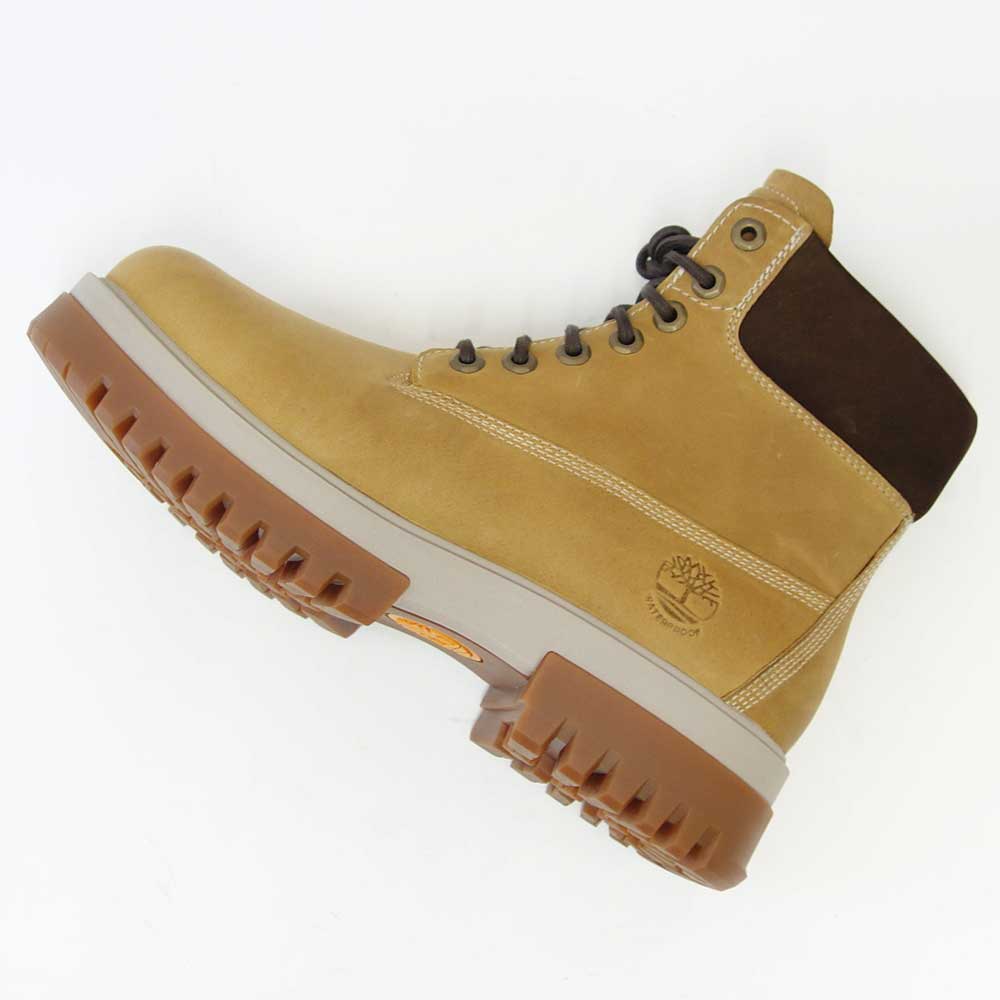 Timberlandティンバーランドa5ykdプレミアムウォータープルーフブーツARBORROADLACEUP(ウィート)防水フルグレインレザーショートブーツアウトドアウォーキングワークブーツ「靴」