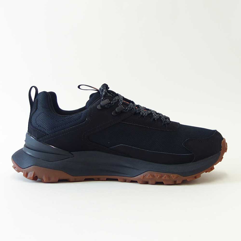 Timberlandティンバーランドa6d9hek9モーションアクセスローレースアップ防水スニーカー(ブラック)ヌバックレザースニーカーウォーキング「靴」