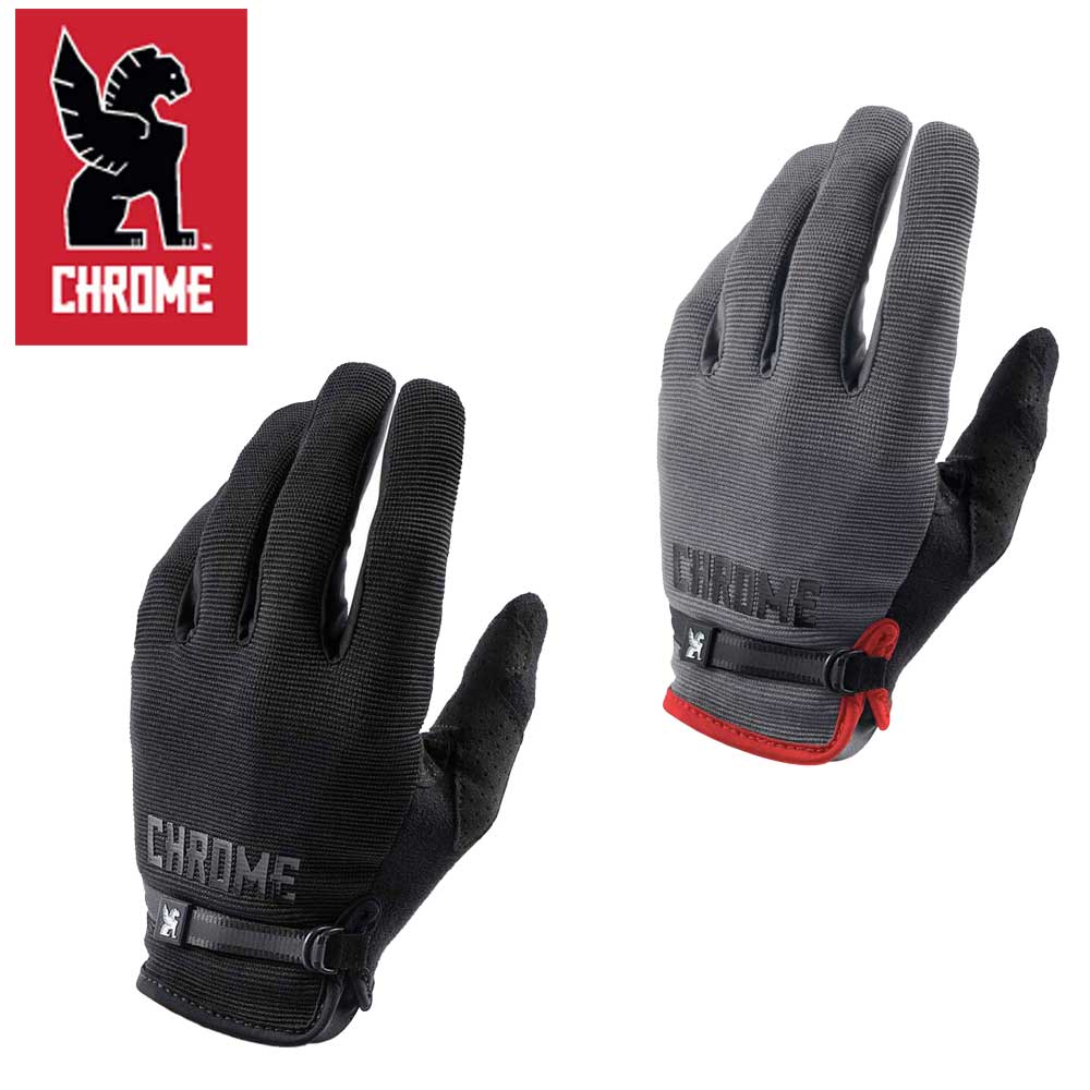 CHROME クローム CYCLING GLOVES 2.0 (サイクリング グローブ 2.0) AC229 カラー:ブラック / グレー 万能グローブ