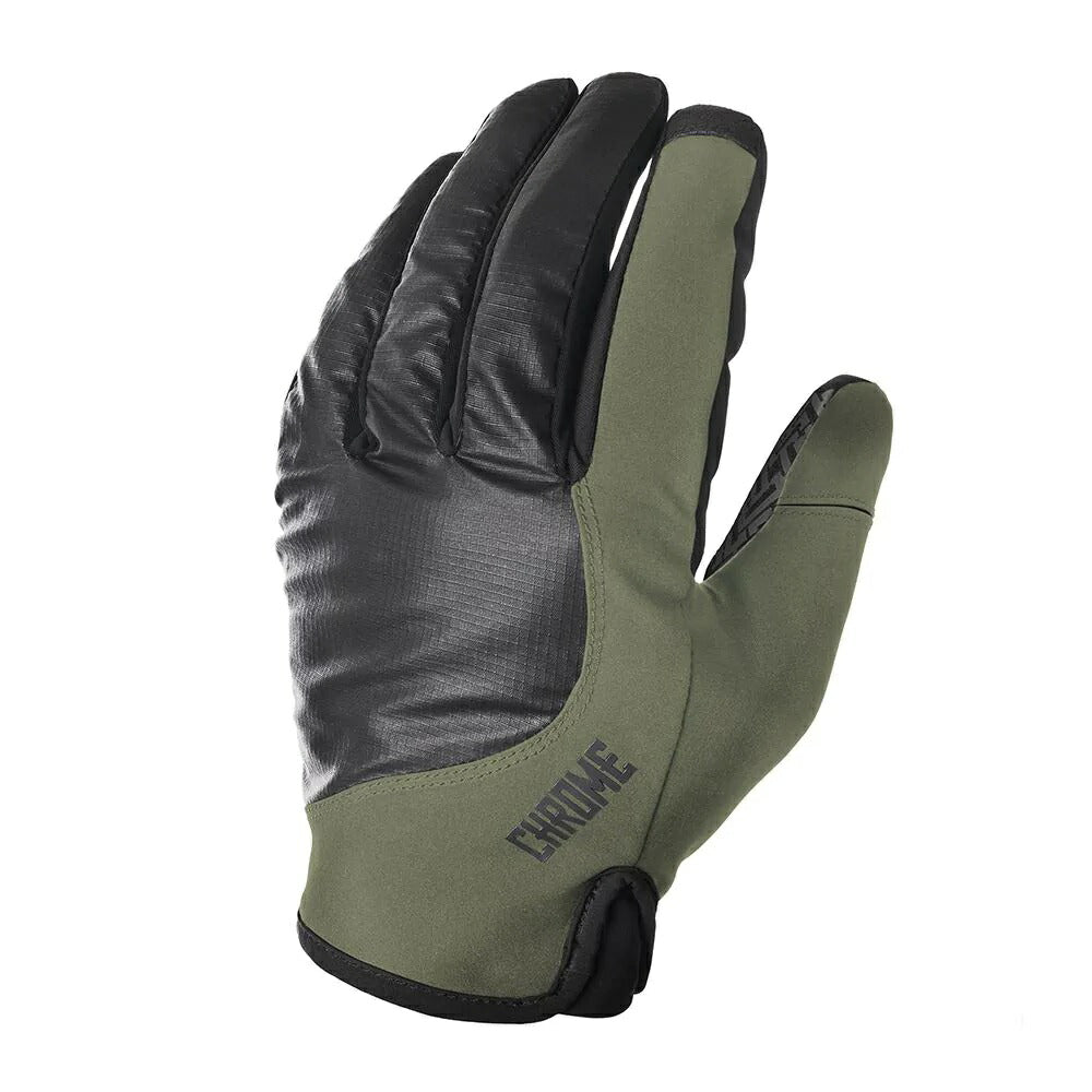 CHROME クローム MIDWEIGHT CYCLING GLOVES (ミッドウェイト サイクル グローブ) AC192 カラー:ブラック・ オリーブ/ブラック 万能グローブ