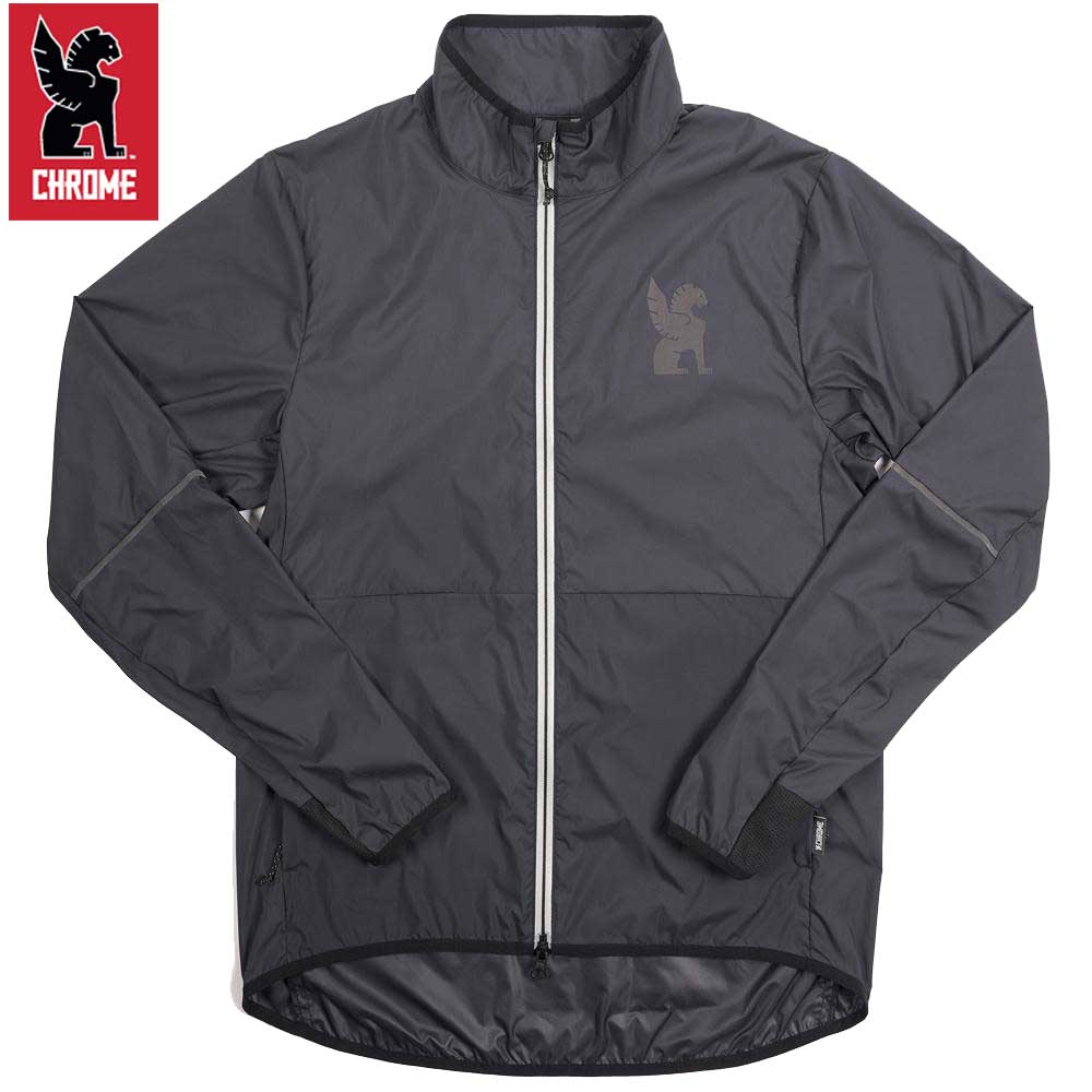 CHROME クローム VECTOR PACKABLE WINDSHELL(ベクター パッカブル ウィンドウシェル) AP476BK カラー:ブラック ウィンドブレーカー 撥水ウェア