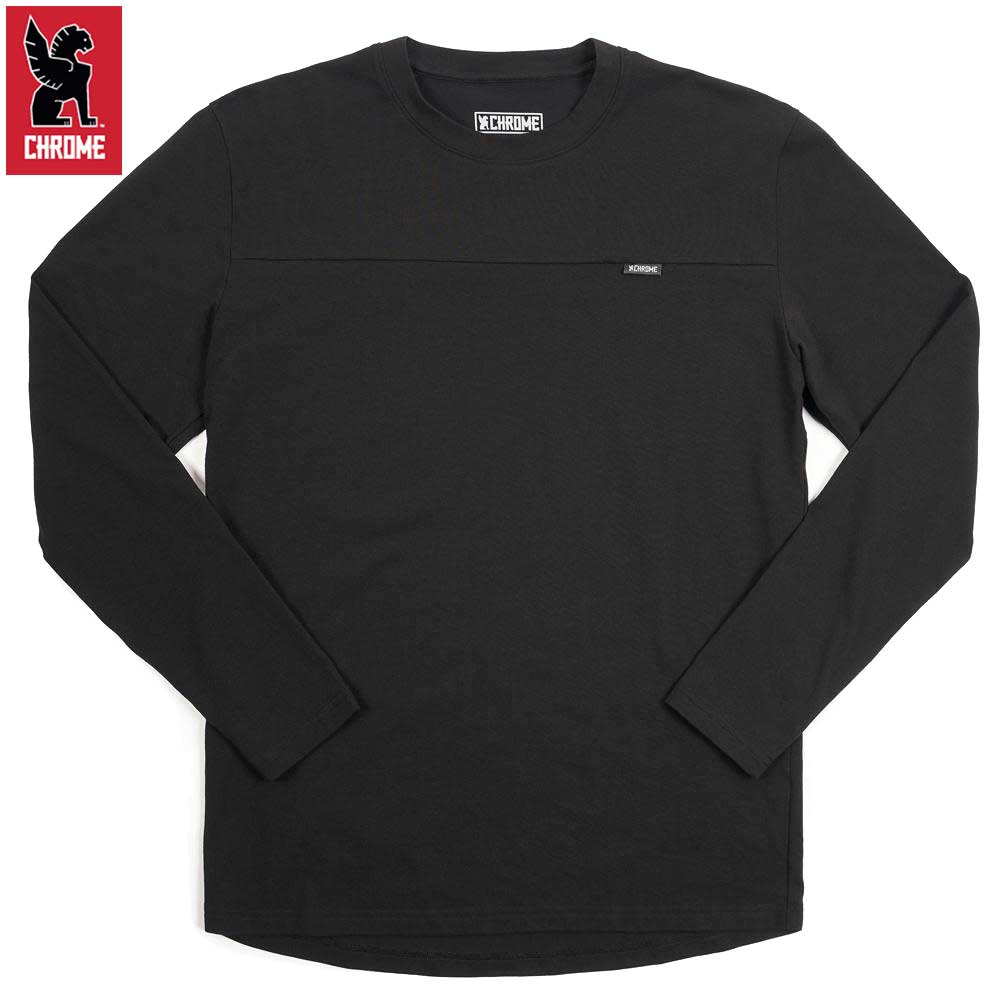CHROME クローム HOLMAN PERFORMANCE L/S TEE (ホルマン パフォーマンス L/S ティー) AP482BK カラー:ブラック ロングスリーブ ティーシャツ