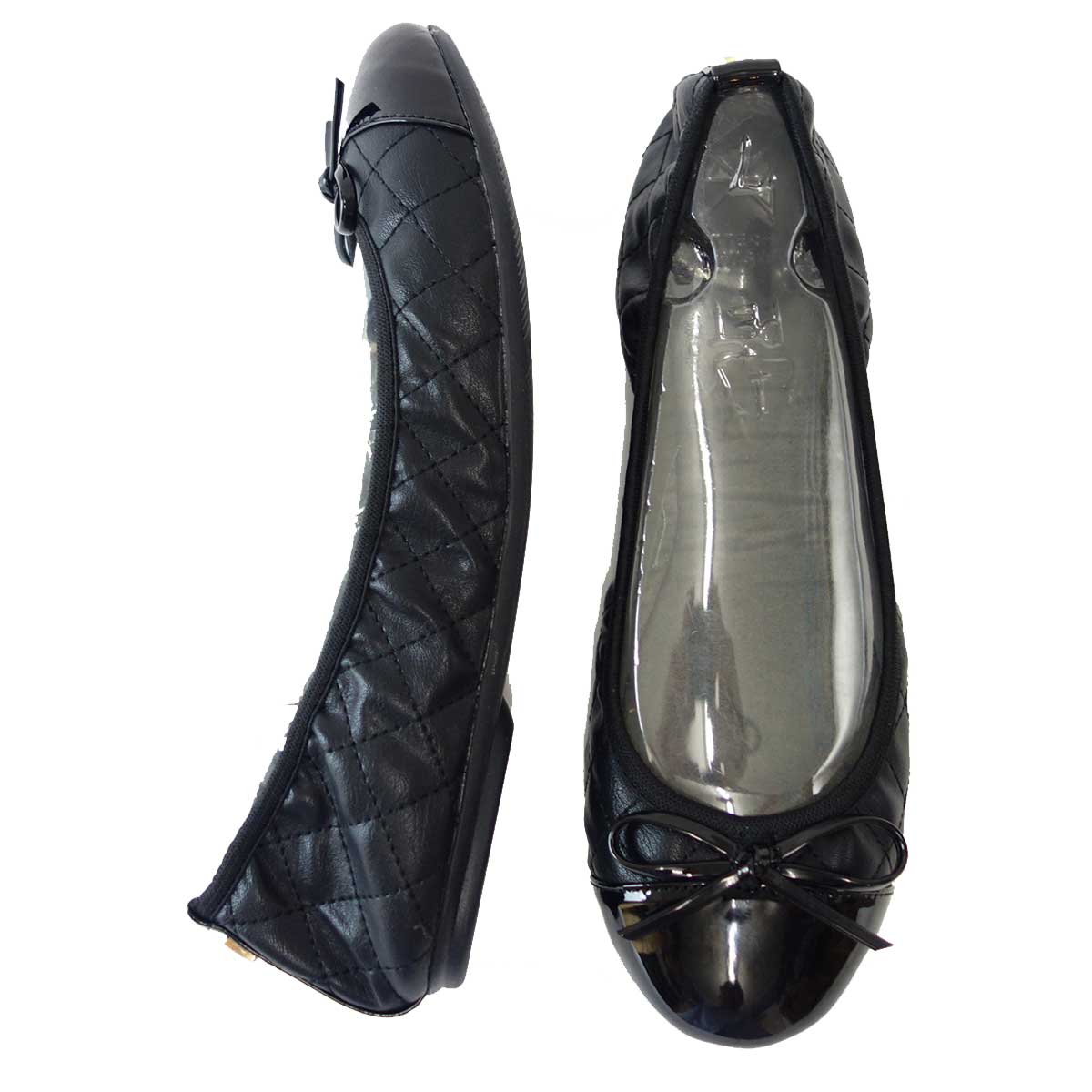 BUTTERFLY TWISTS バタフライツイスト  OLIVIA B21036B ブラック(レディース) お洒落な携帯バレエシューズ 「靴」