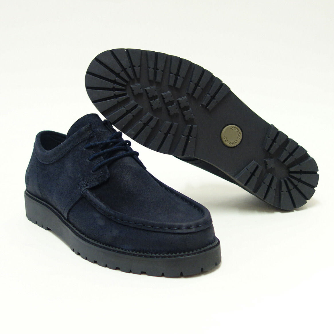 FREDPERRYフレッドペリーB1343297(メンズ)KenneyLowWaxedSuedeカラー:ANCHORGREY天然皮革スエードレザーカジュアルシューズ「靴」