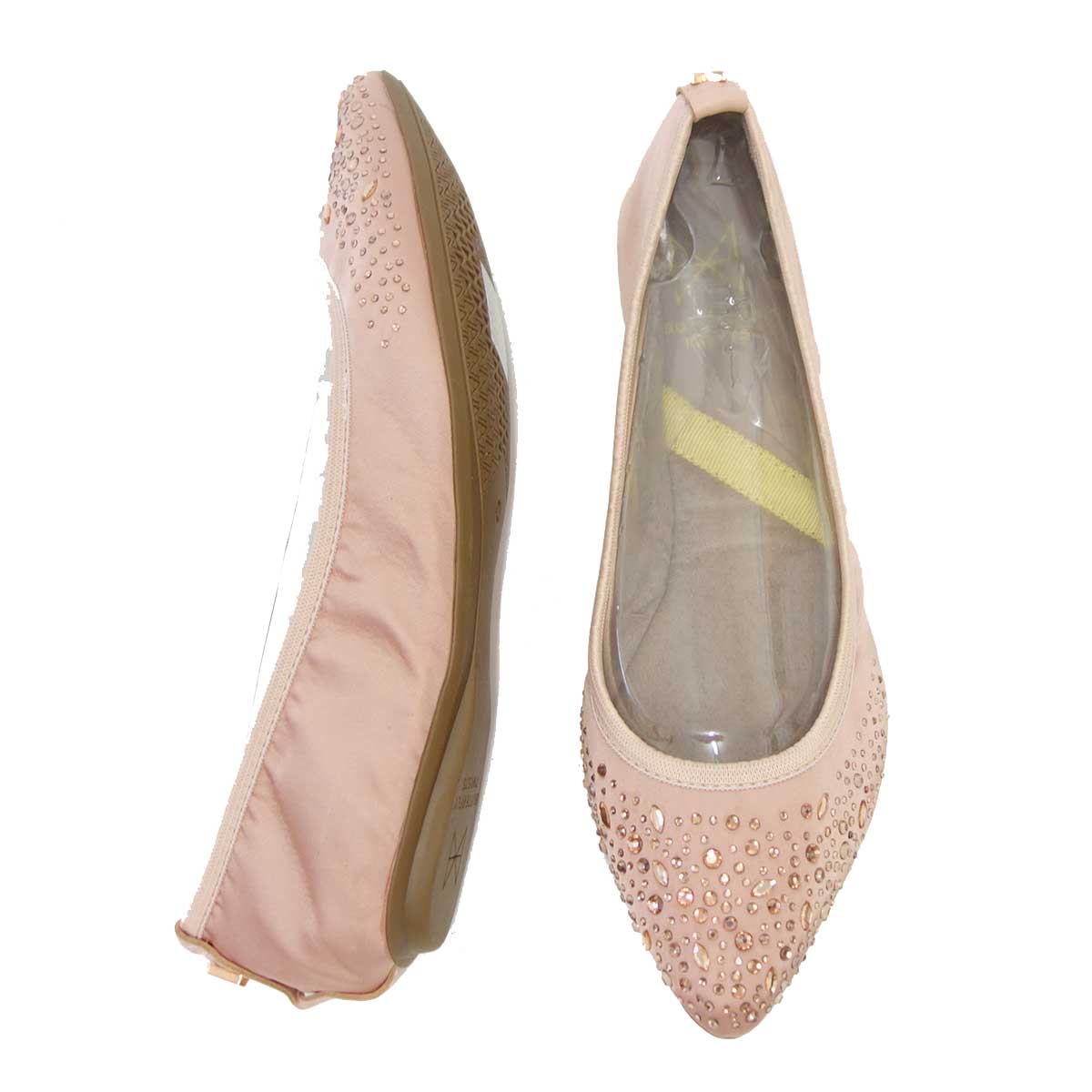 バタフライツイスト BUTTERFLY TWISTS  JANEY CRYSTAL B21013C PNK(ピンク)お洒落な携帯バレエシューズ 「靴」