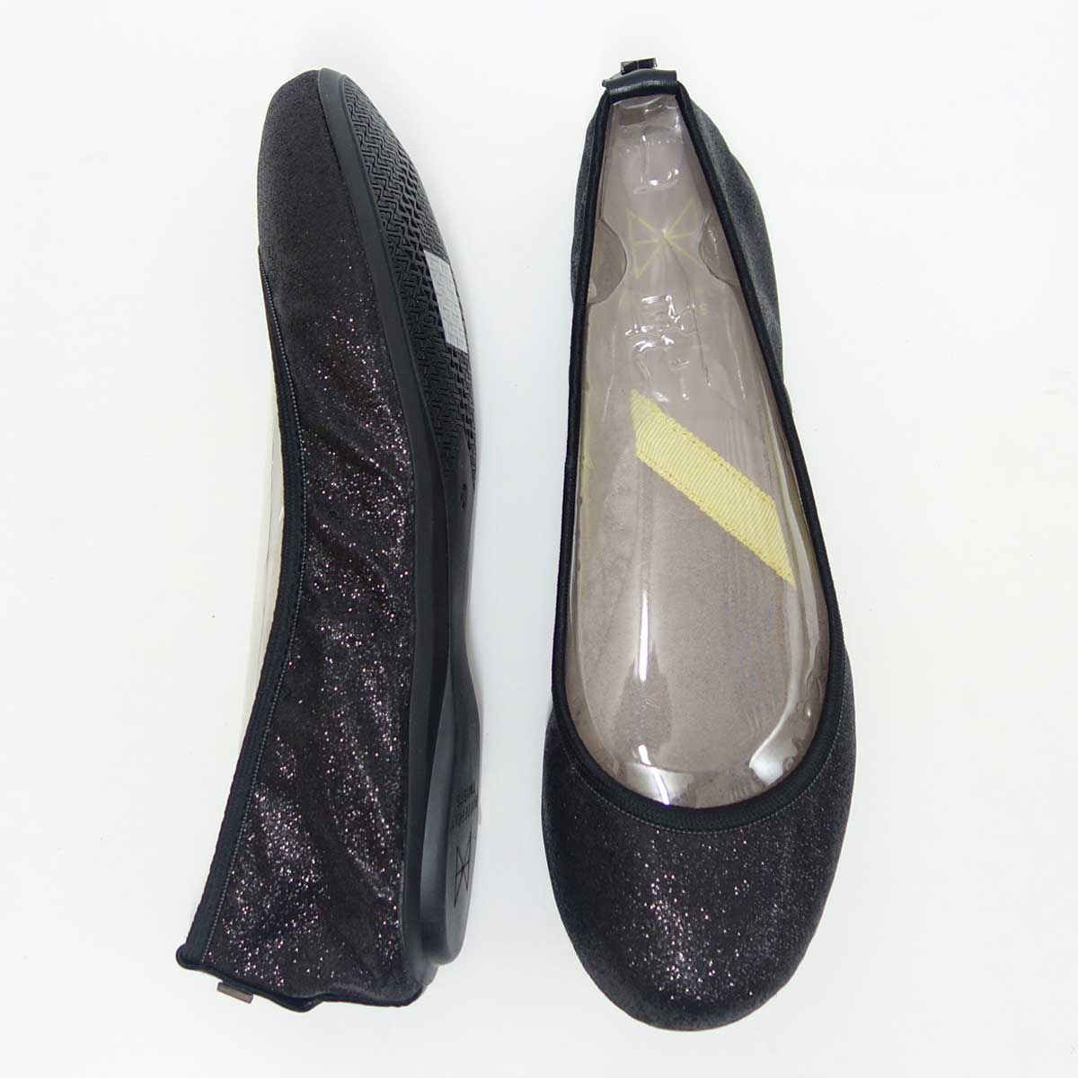 BUTTERFLY TWISTS バタフライツイスト S0PHIA B21037 G-BLK(グリッターブラック) お洒落な携帯バレエシューズ 「靴」