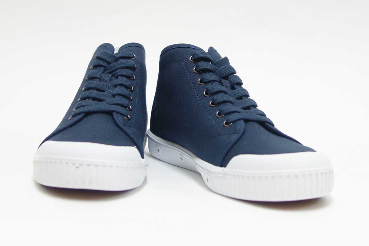 【SALE 50%OFF】 Spring Court スプリングコート B2S-V1(レディース)COTTON CANVAS MIDNIGHT BLUE ハイカットスニーカー 「靴」