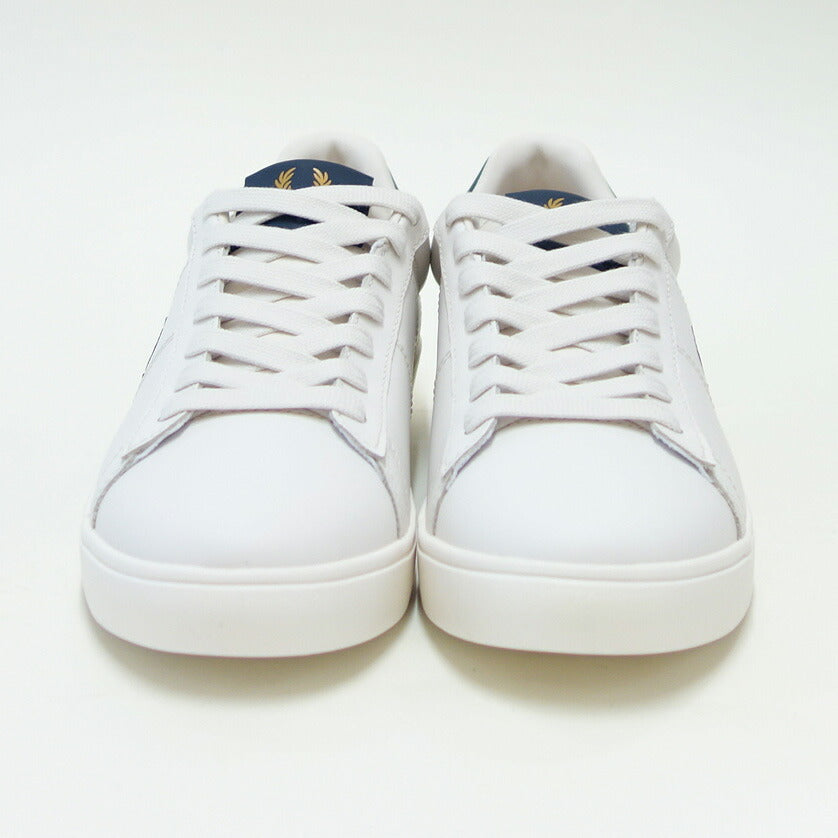 FREDPERRYフレッドペリーB4334303(ユニセックス)SPENCERLEATHER(スペンサーレザー)カラー:SNOWWHITE天然皮革のローカットスニーカー「靴」