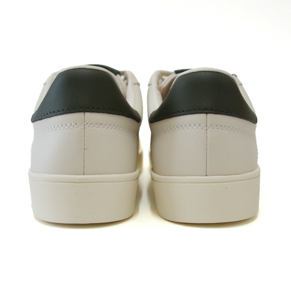 FREDPERRYフレッドペリーB4334X37(ユニセックス)SPENCERLEATHER(スペンサーレザー)カラー:ECRU/LAUREL天然皮革のローカットスニーカー