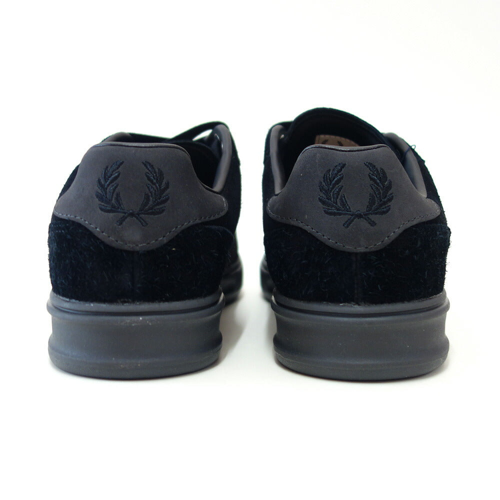 FREDPERRYフレッドペリーB8325U73(メンズ)B4Suedeカラー:BLACK/ANCHORGREY天然皮革のローカットスニーカー