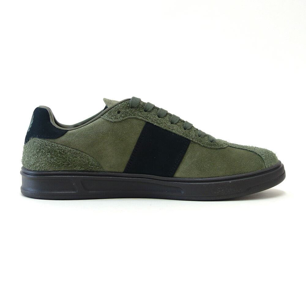 FREDPERRYフレッドペリーB8325X92(メンズ)B4Suedeカラー:LAURELWREATH/LIMESTONE天然皮革のローカットスニーカー