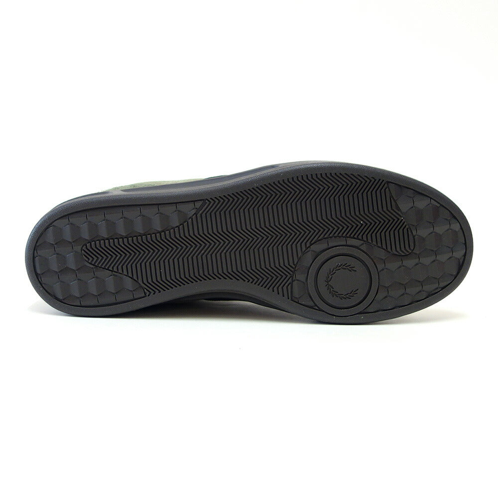 FREDPERRYフレッドペリーB8325X92(メンズ)B4Suedeカラー:LAURELWREATH/LIMESTONE天然皮革のローカットスニーカー