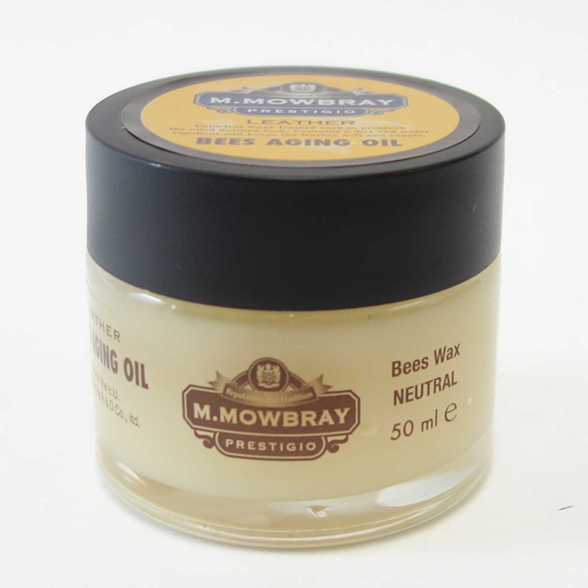 M.MOWBRAY M.モゥブレィ プレステージ BEES AGING OIL(ビーズ エイジング オイル) オイルドレザー用・栄養・柔軟効果(ドイツ製) モウブレイ R&D