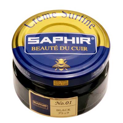 フランスの靴クリーム(豊富なカラー) SAPHIR サフィール ビーズワックス ファインクリーム靴 シューズ