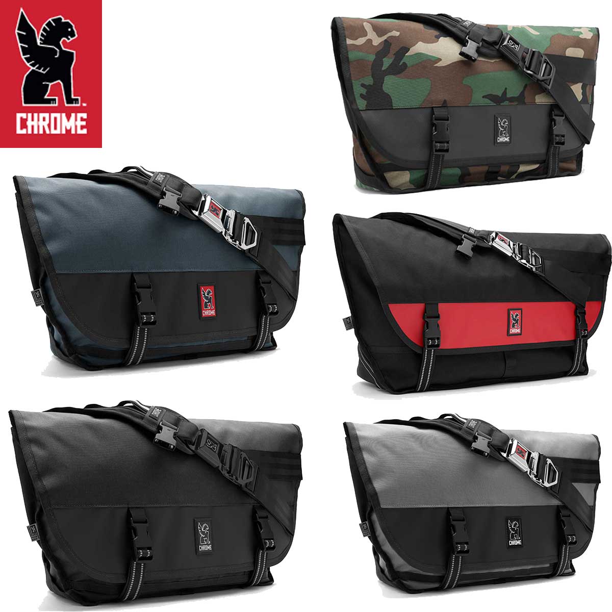 CHROME クローム CITIZEN(シチズン)中型メッセンジャーバッグ BG002