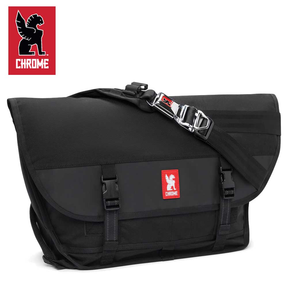 クローム CHROME CTZ MESSENGER BAG(シーティーゼット メッセンジャー バッグ) BG002 (カラー:ブラック) 容量 24L 防水仕様 ショルダーバッグ