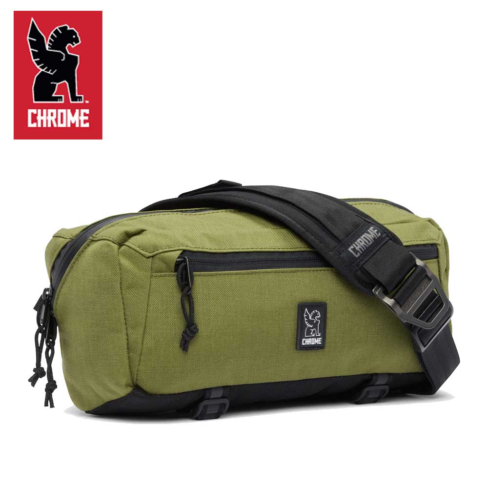 CHROME クローム MINI KADET SLING BAG (ミニカデットスリングバッグ) BG321 (カラー OLIVE BRANCH) 容量:5L 防水 メッセンジャーバック スリングバック ボディーバッグ ウェストバッグ