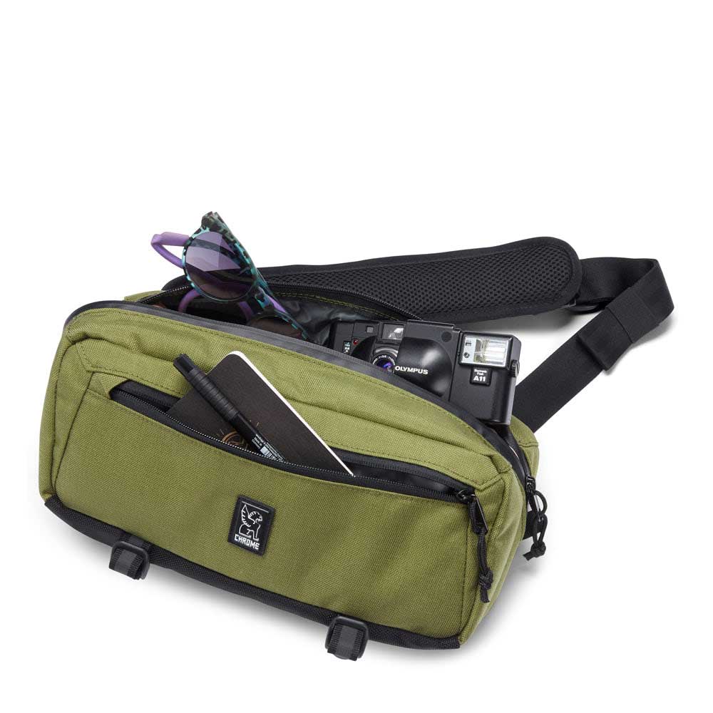CHROME クローム MINI KADET SLING BAG (ミニカデットスリングバッグ) BG321 (カラー OLIVE BRANCH) 容量:5L 防水 メッセンジャーバック スリングバック ボディーバッグ ウェストバッグ