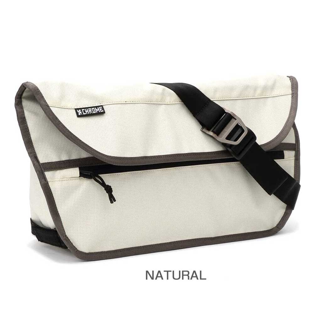 CHROME クローム シンプルメッセンジャーバッグ SIMPLE MESSENGER BAG BG322 (カラー:ECO BLACK・NATURAL・OIL GREEN・BLACK) 容量:12L 防水 メッセンジャーバック スリングバック ボディーバッグ