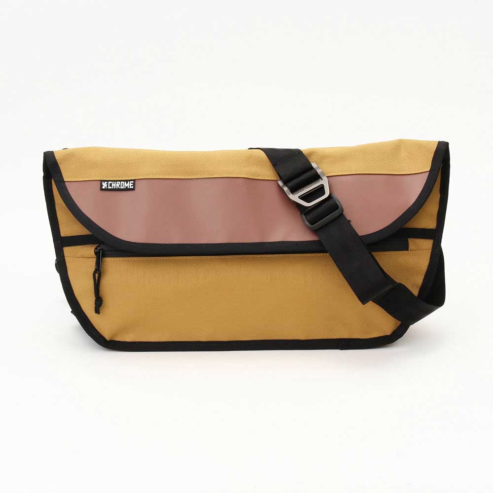 CHROME クローム シンプルメッセンジャーバッグ SIMPLE MESSENGER BAG BG322 (カラー:WOODTHRUSH/BROWN) 容量:12L 防水 メッセンジャーバック スリングバック ボディーバッグ