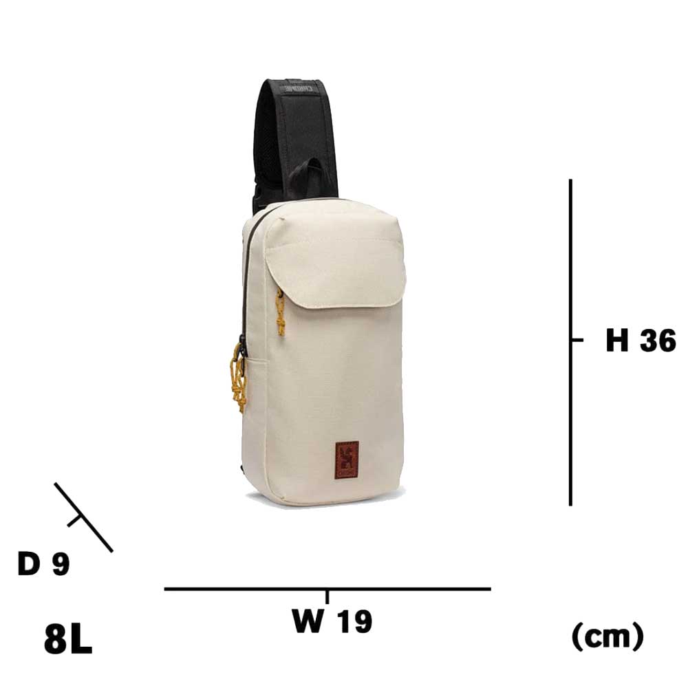 CHROME クローム RUCKAS SLING(ラッカス スリング) 軽量 耐水 8L BG347NATR カラー:ナチュラル スリングバッグ ボディバッグ