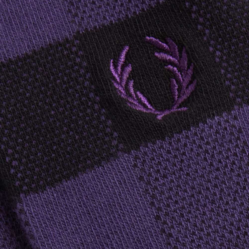 FRED PERRY フレッドペリー Tonal Check Socks C1107 トーナル チェック ソックス(ポルトガル製)