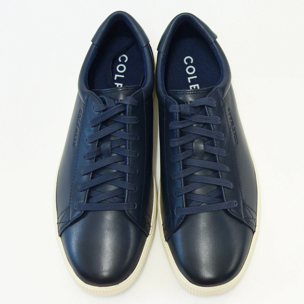 コールハーン COLE HAAN NANTUCKET 2.0 SNKR マリンブルー C33142 (メンズ) 天然皮革 ローカット スニーカー ウォーキング 「靴」