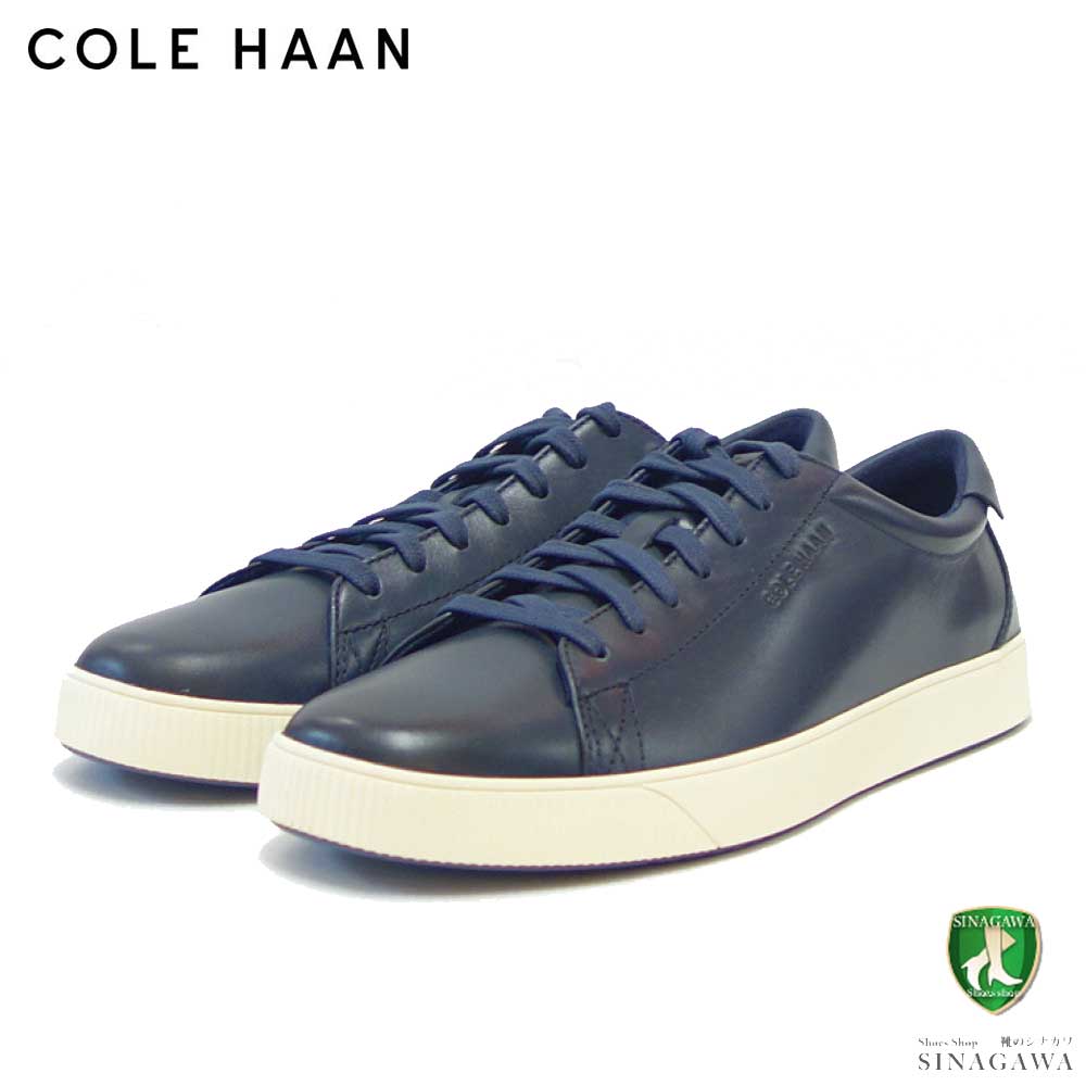 コールハーン COLE HAAN NANTUCKET 2.0 SNKR マリンブルー C33142 (メンズ) 天然皮革 ローカット スニーカー ウォーキング 「靴」