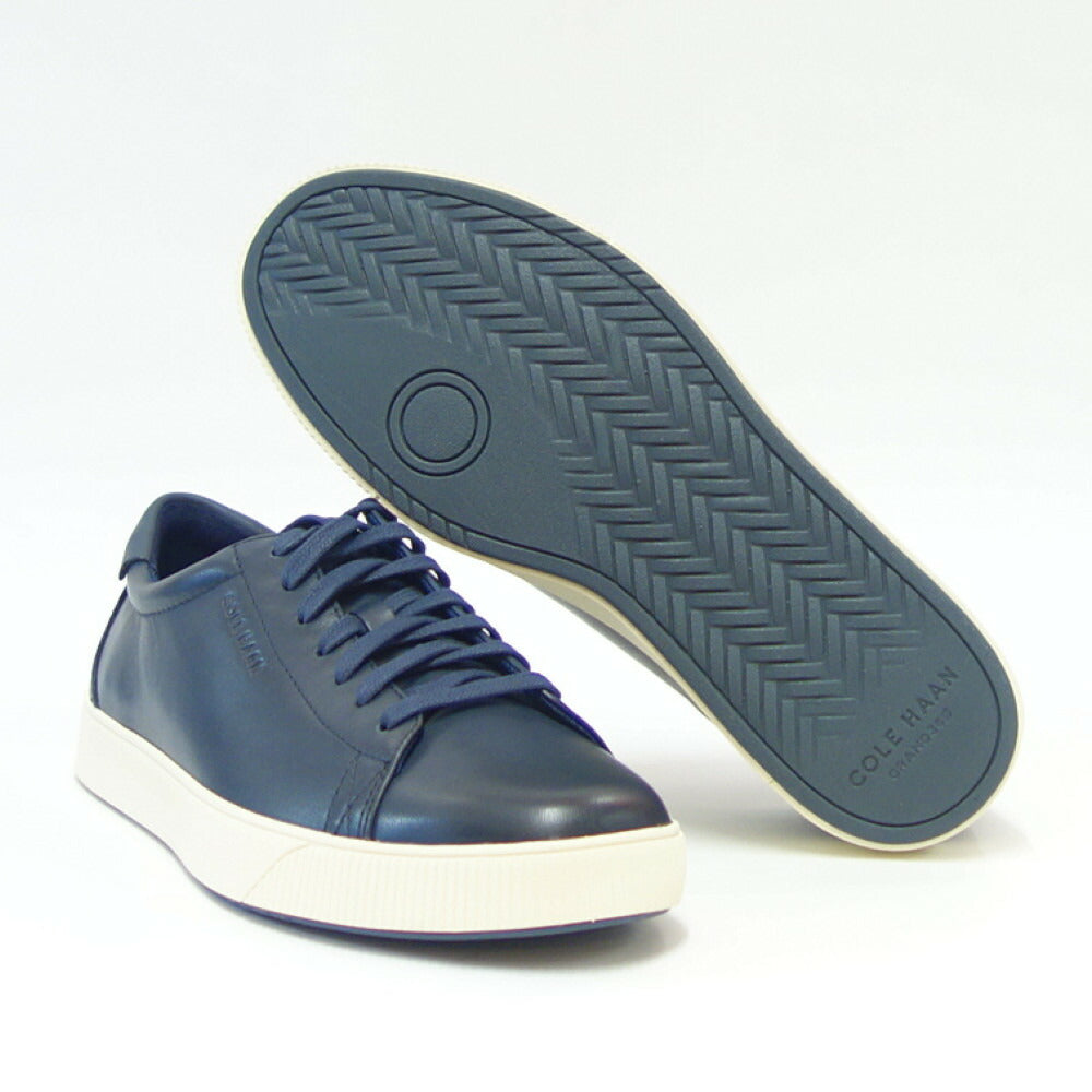 コールハーン COLE HAAN NANTUCKET 2.0 SNKR マリンブルー C33142 (メンズ) 天然皮革 ローカット スニーカー ウォーキング 「靴」