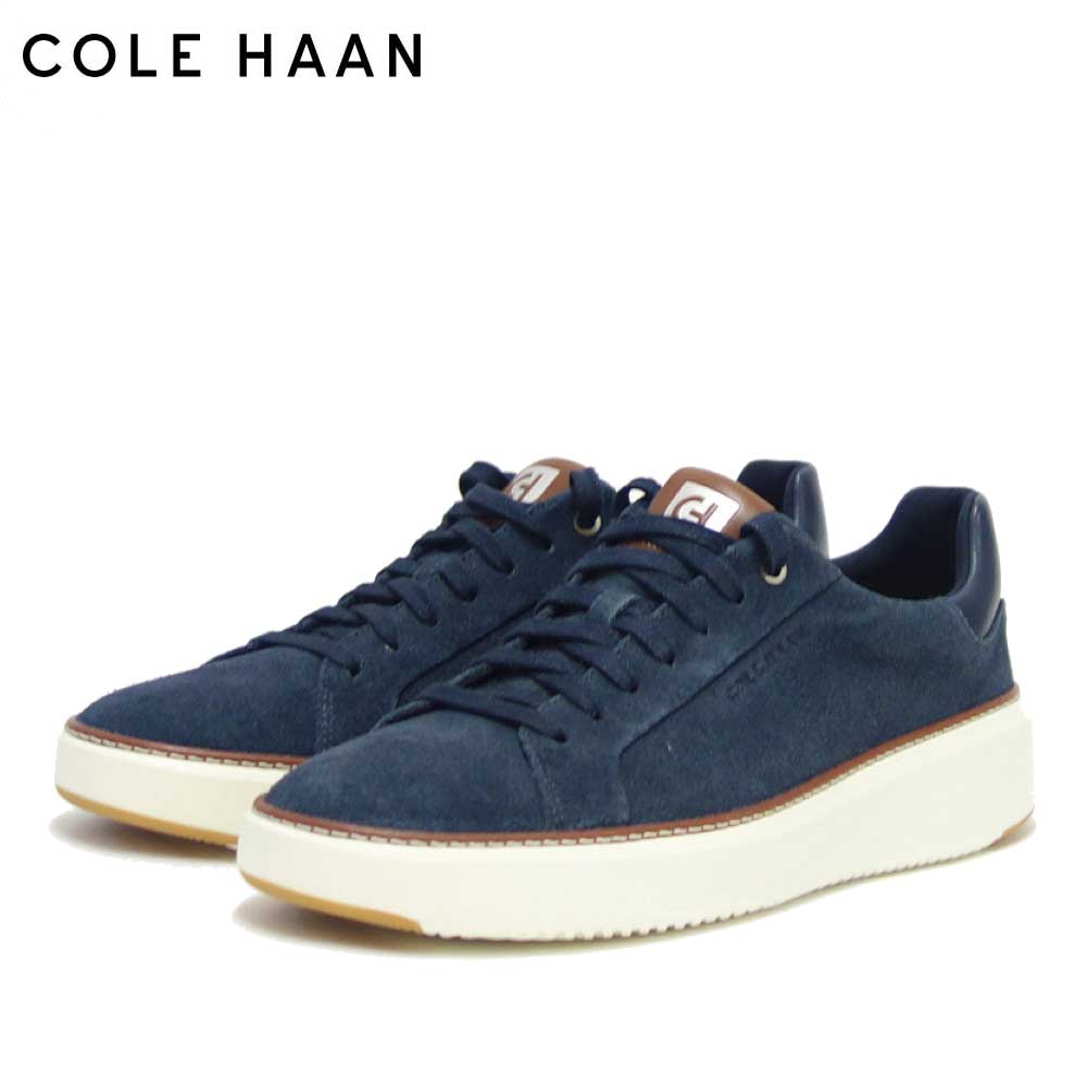 コールハーン COLE HAAN グランドプロ トップスピン スニーカー ネイビー(スエード) c34230 (メンズ) 天然皮革 ローカット スニーカー ウォーキング 「靴」