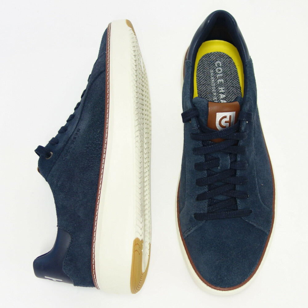 コールハーン COLE HAAN グランドプロ トップスピン スニーカー ネイビー(スエード) c34230 (メンズ) 天然皮革 ローカット スニーカー ウォーキング 「靴」