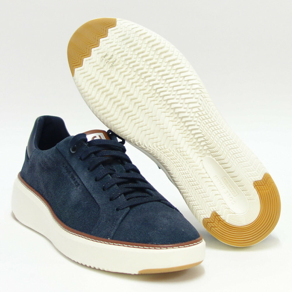 コールハーン COLE HAAN グランドプロ トップスピン スニーカー ネイビー(スエード) c34230 (メンズ) 天然皮革 ローカット スニーカー ウォーキング 「靴」