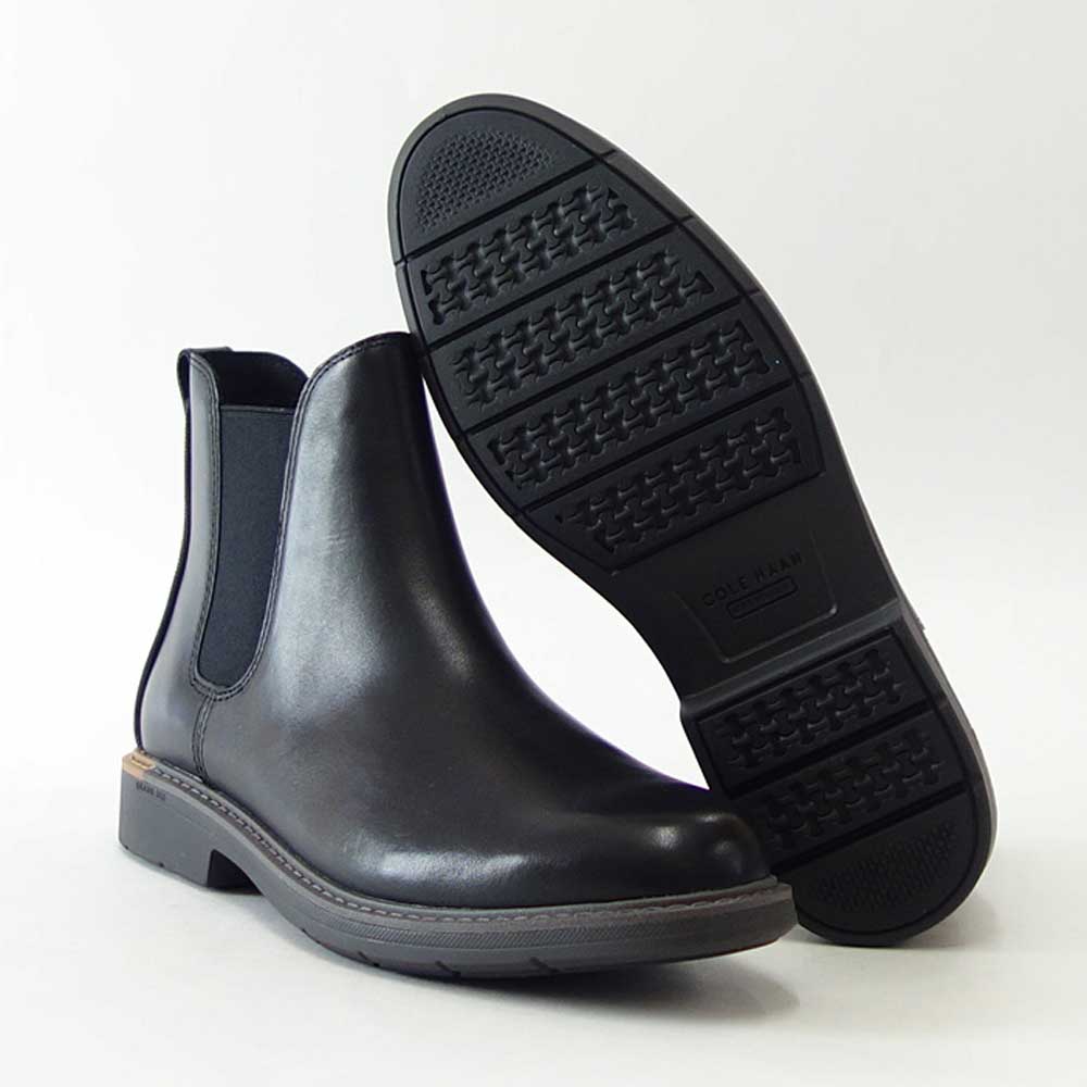 コールハーン COLE HAAN GO-TO チェルシー (ブラック) c36531 (メンズ) 天然皮革 サイドゴアブーツ アンクル ショート ビジネス ウォーキング 「靴」