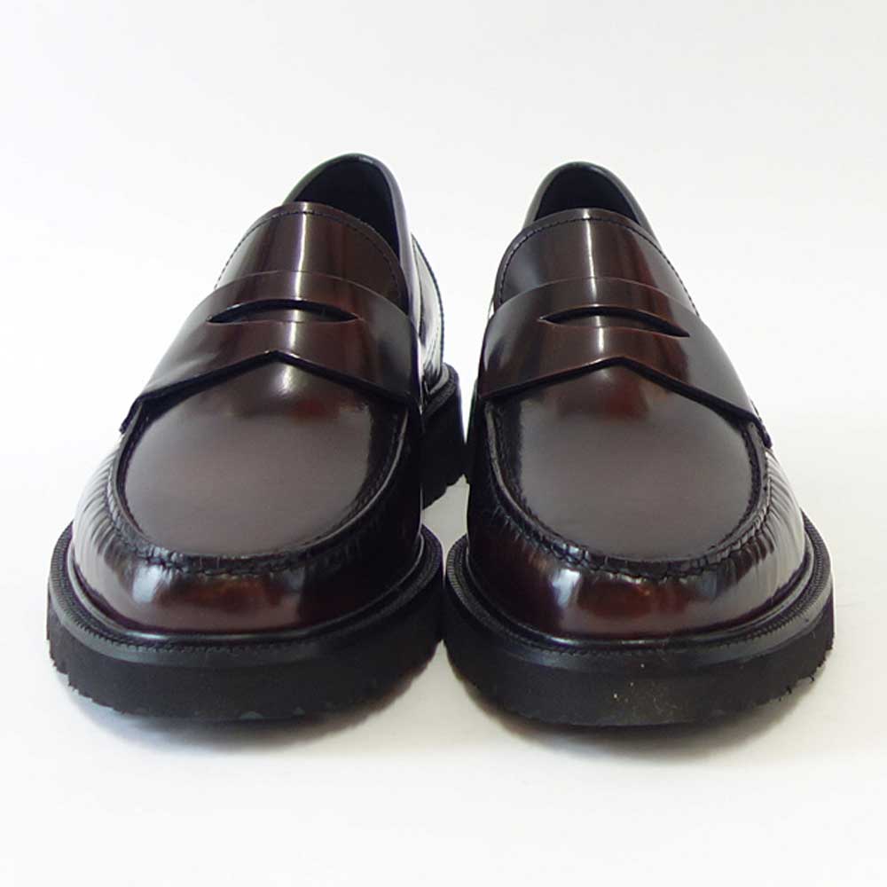 コールハーン COLE HAAN アメリカンクラシックス ペニーローファー (ディープバーガンディ / ブラック) C36537 (メンズ) 天然皮革 スリッポン ビジネスシューズ カジュアルシューズ 「靴」