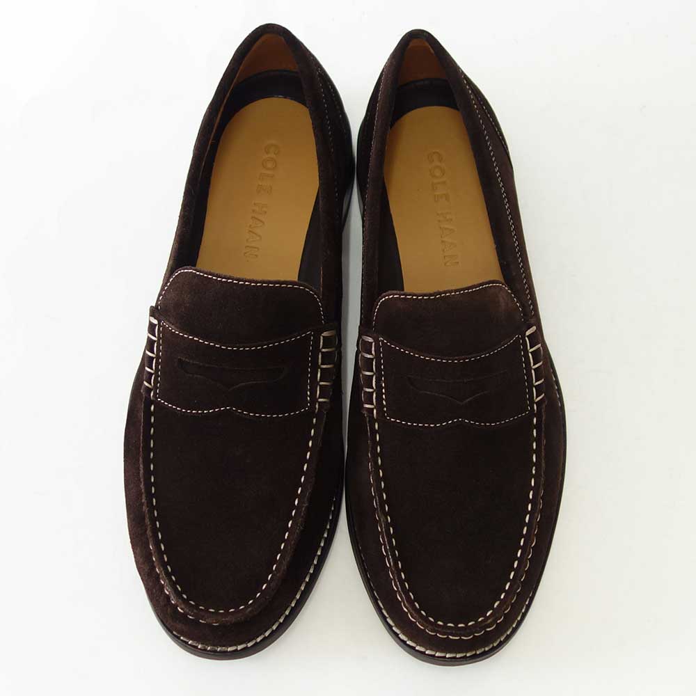コールハーン COLE HAAN ピンチグランド カジュアル ペニーローファー (ブラウンスエード) C37105 (メンズ) 天然皮革 スリッポン ビジネスシューズ カジュアルシューズ 「靴」