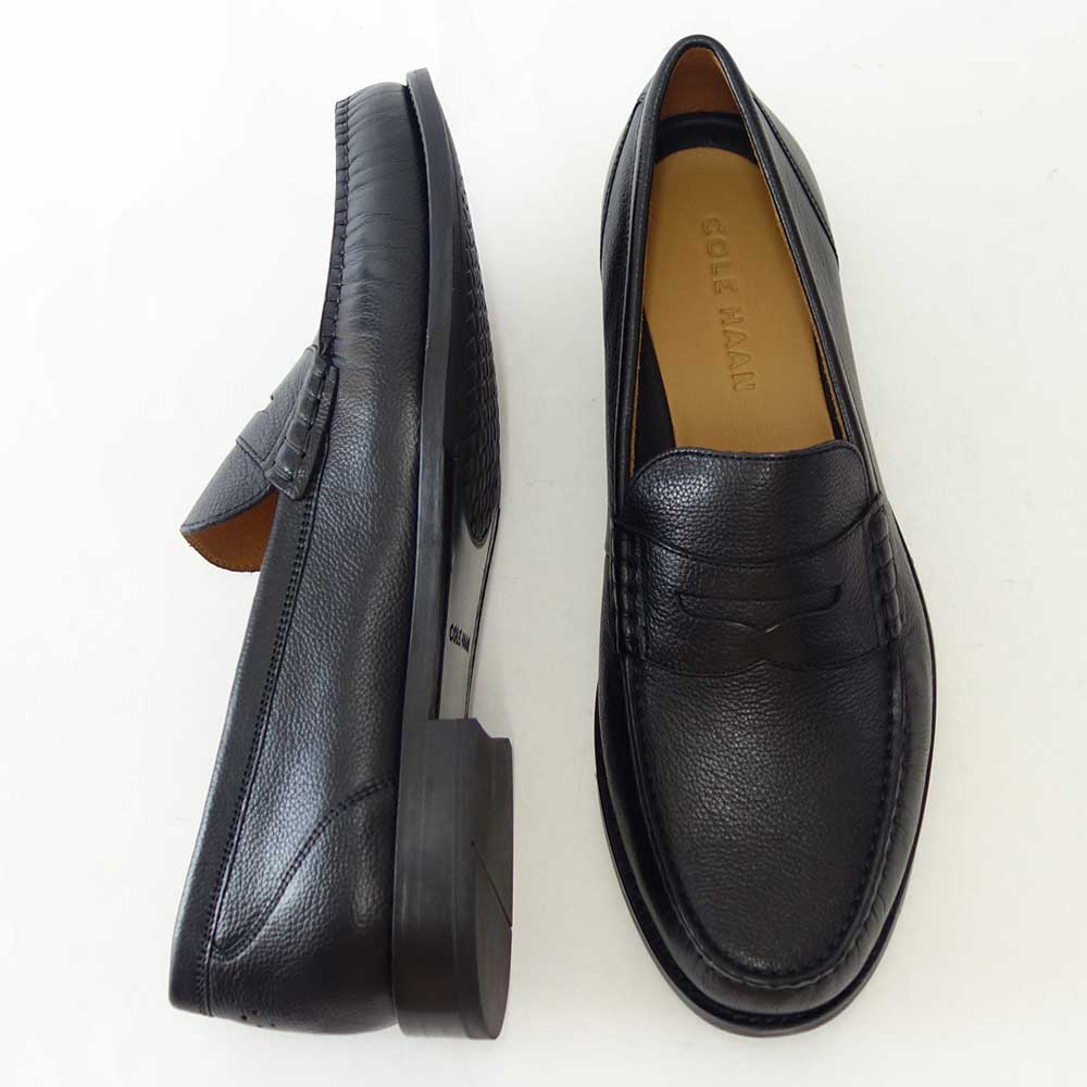コールハーン COLE HAAN ピンチグランド カジュアル ペニーローファー ブラック C37107 (メンズ) 天然皮革 スリッポン ビジネスシューズ カジュアルシューズ 「靴」