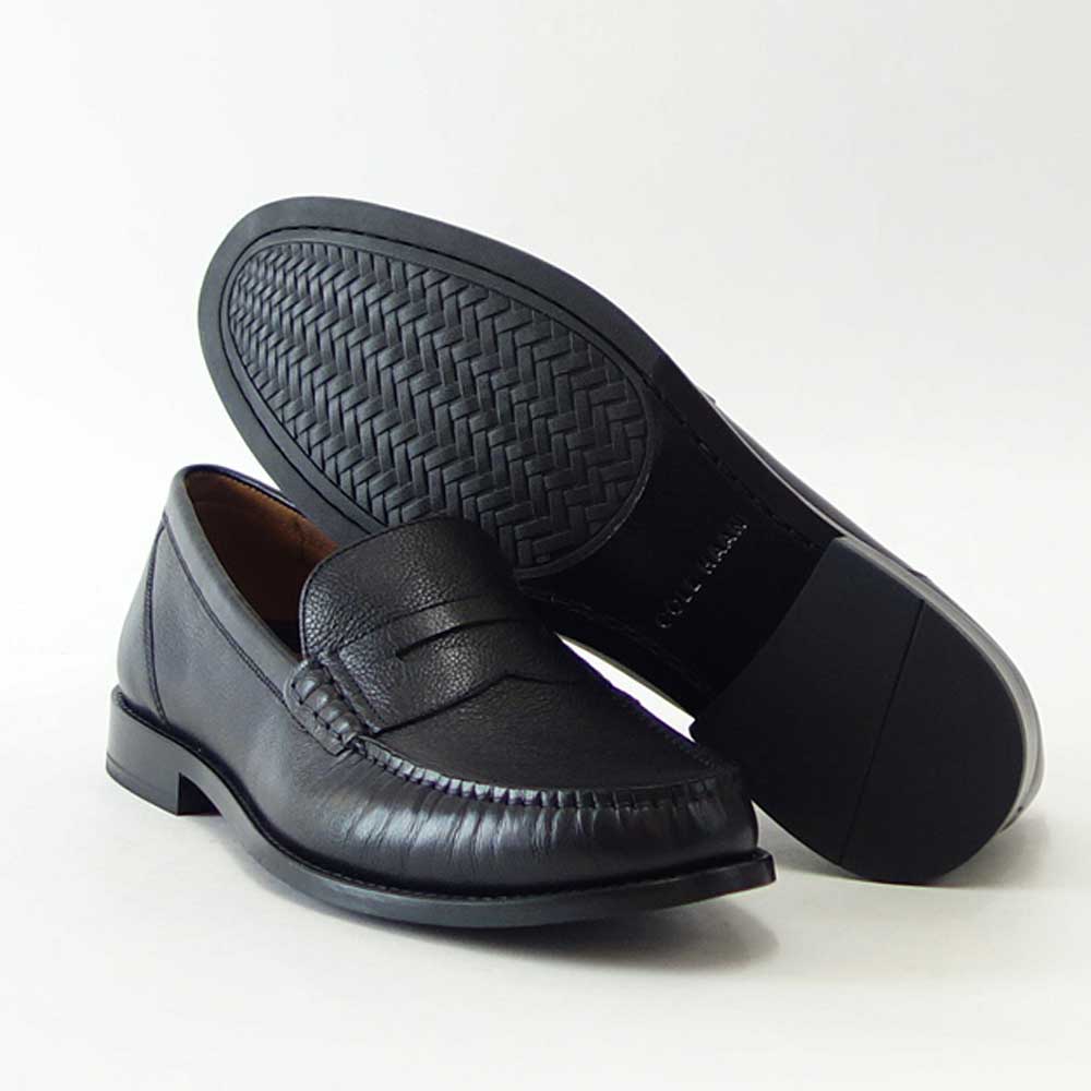 コールハーン COLE HAAN ピンチグランド カジュアル ペニーローファー ブラック C37107 (メンズ) 天然皮革 スリッポン ビジネスシューズ カジュアルシューズ 「靴」
