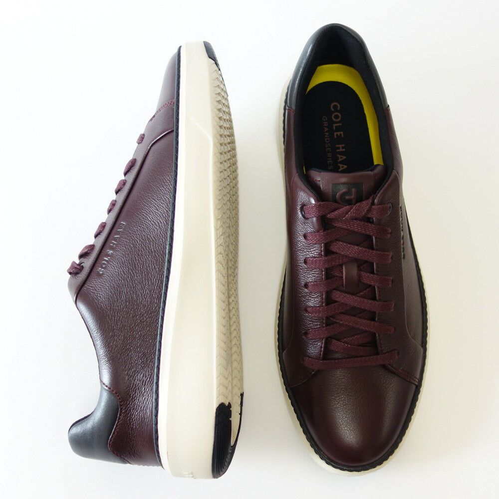 コールハーン COLE HAAN グランドプロ トップスピン スニーカー CH ブラッドストーン c37410 (メンズ) 天然皮革 ローカット スニーカー ウォーキング 「靴」
