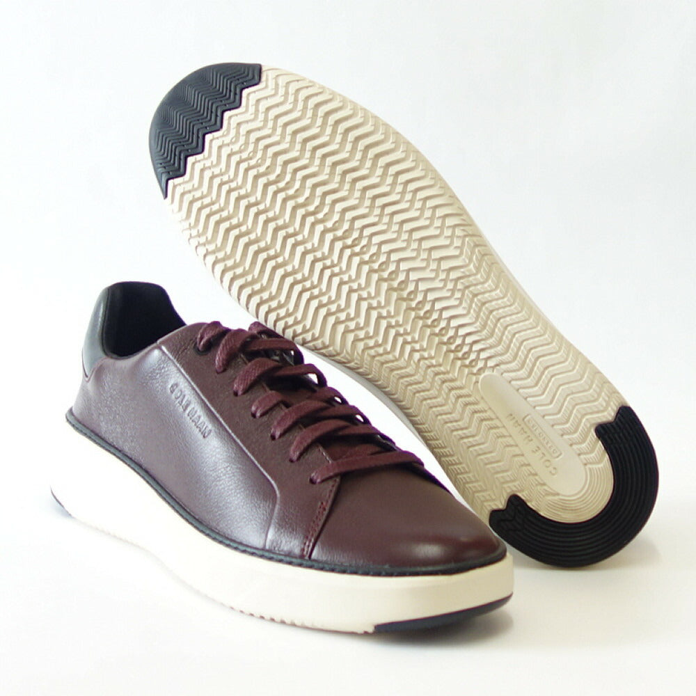 コールハーン COLE HAAN グランドプロ トップスピン スニーカー CH ブラッドストーン c37410 (メンズ) 天然皮革 ローカット スニーカー ウォーキング 「靴」