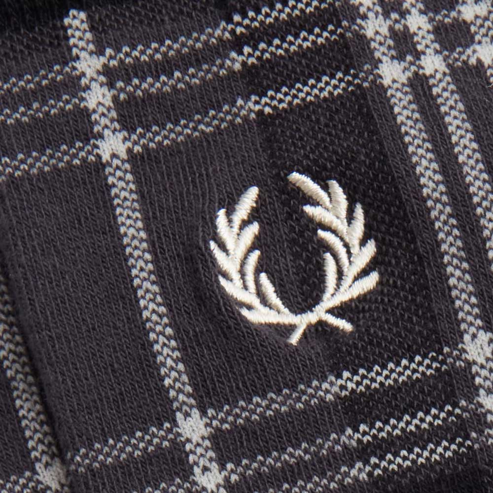 FRED PERRY フレッドペリー Redacted Tartan Sock C4135 (ポルトガル製)