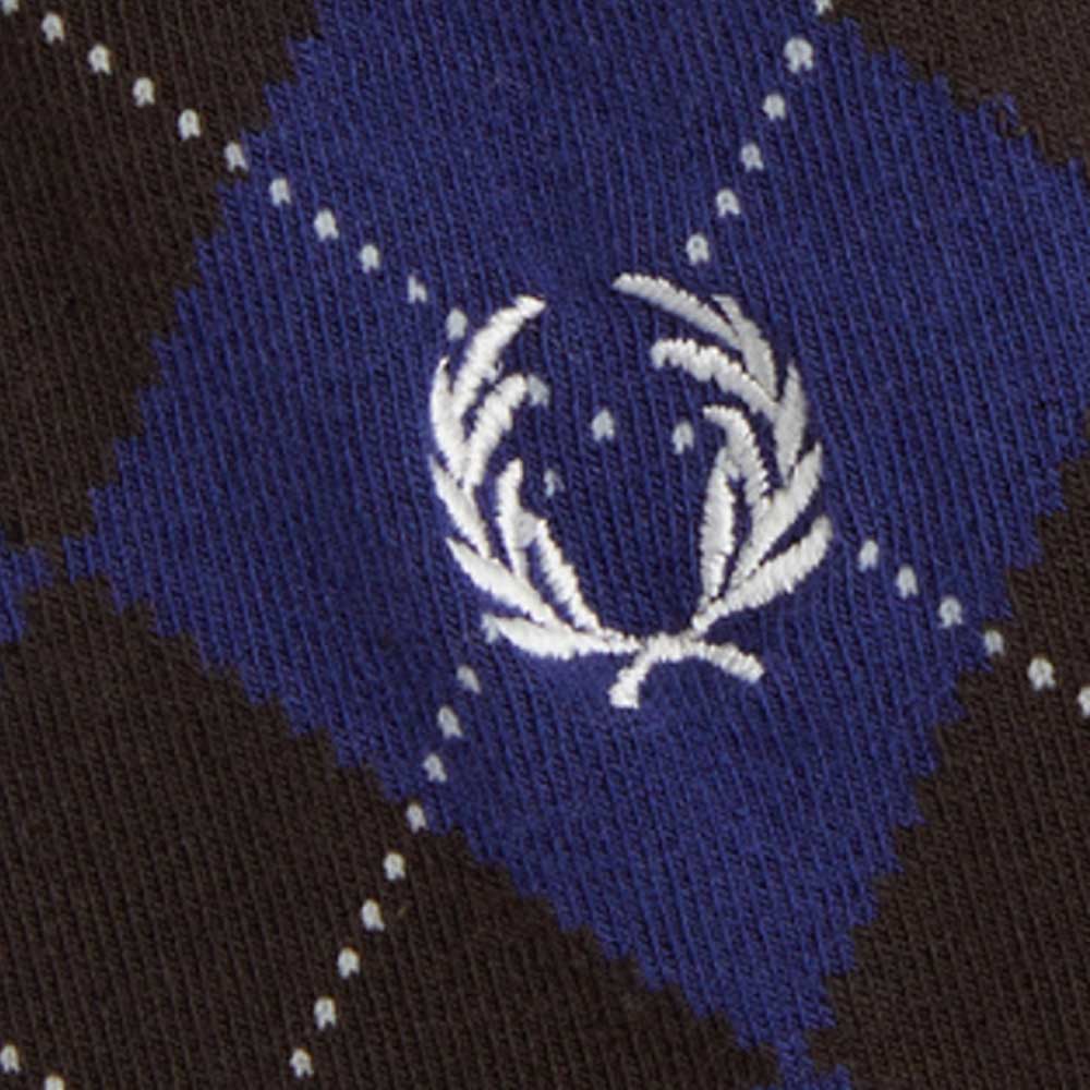 FRED PERRY フレッドペリー LONG ARGYLE SOCKS C5136 (ポルトガル製) ハイソックス 靴下