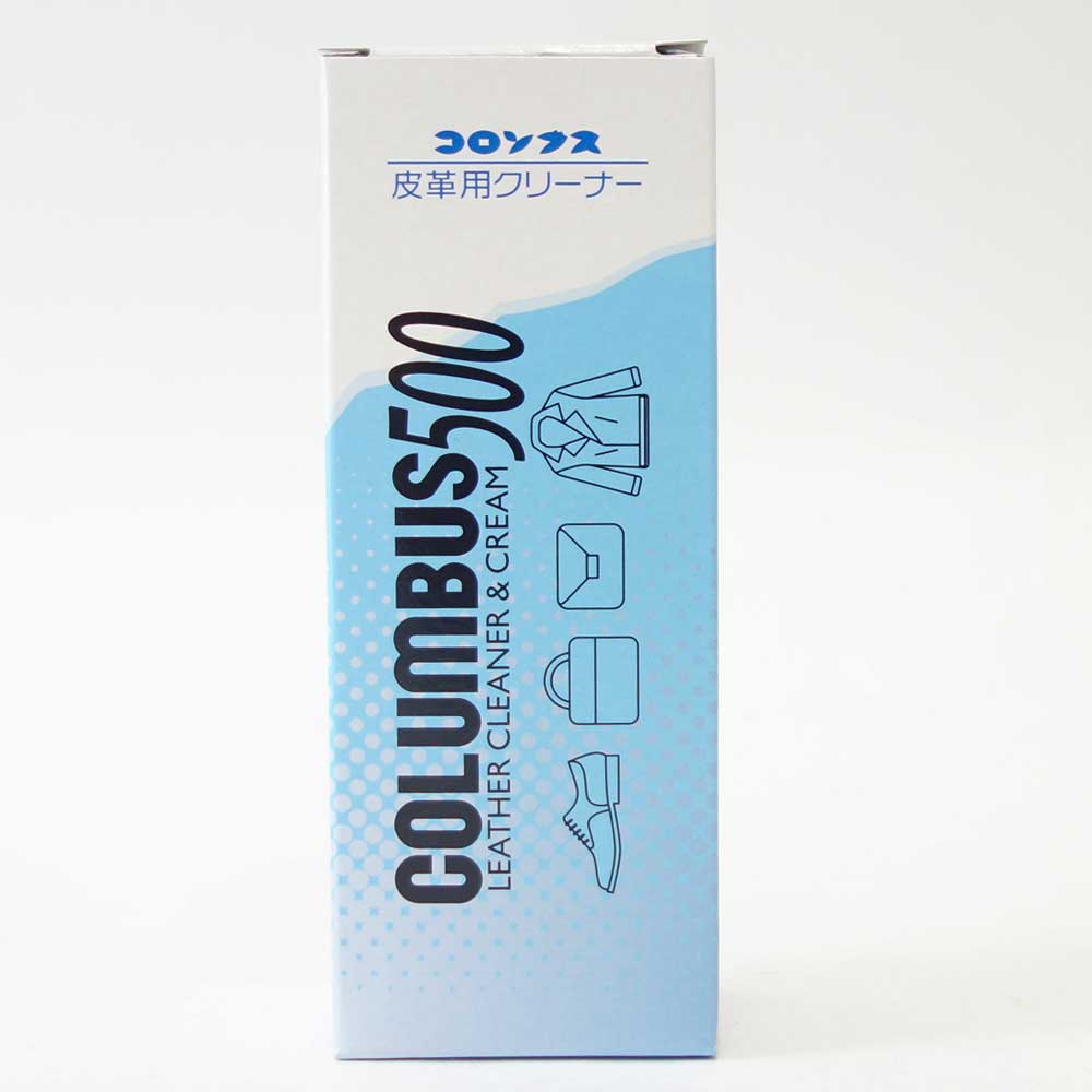 チューブタイプのツヤ革専用汚れ落とし COLUMBUS コロンブス 500(日本製) レザー用中性クリーナー ツヤ出し効果