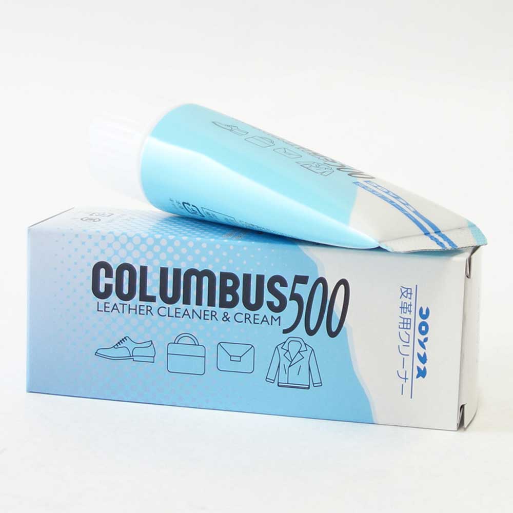 チューブタイプのツヤ革専用汚れ落とし COLUMBUS コロンブス 500(日本製) レザー用中性クリーナー ツヤ出し効果