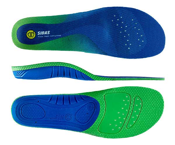 立体形状インソール(標準4mm)SIDAS シダス COMFORT 3D(コンフォート3D 326893) 立体形状オールラウンドタイプ 靴 シューズ