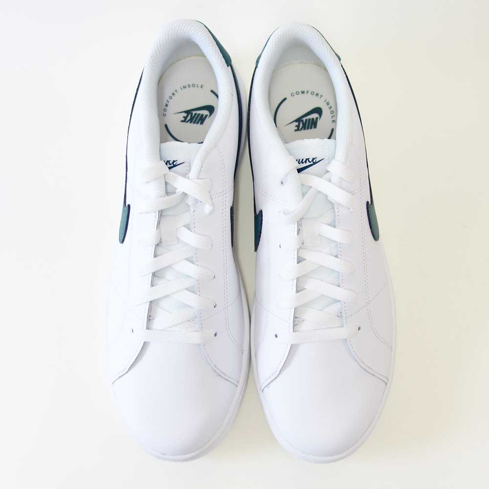 ナイキNIKEコートロイヤル2cq9246105ホワイト/ダークティールグリーン(メンズ)NikeCourtRoyale2テニスシューズスニーカー「靴」
