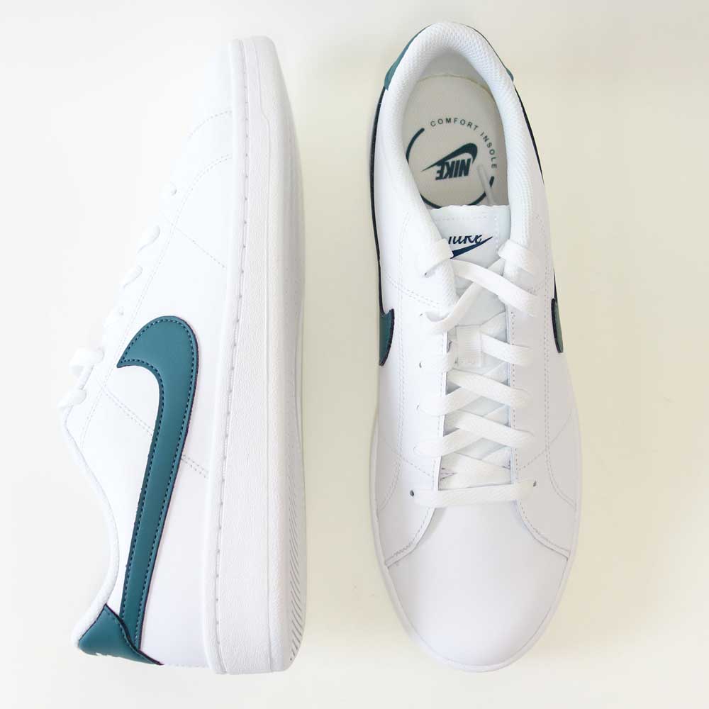 ナイキNIKEコートロイヤル2cq9246105ホワイト/ダークティールグリーン(メンズ)NikeCourtRoyale2テニスシューズスニーカー「靴」