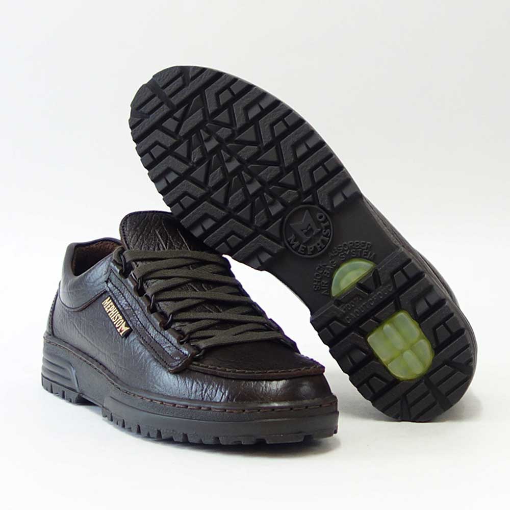 メフィスト MEPHISTO CRUISER(クルーザー)ダークブラウン 751 (ポルトガル製) 天然皮革 アウトドア ウォーキングシューズ(メンズ) 「靴」